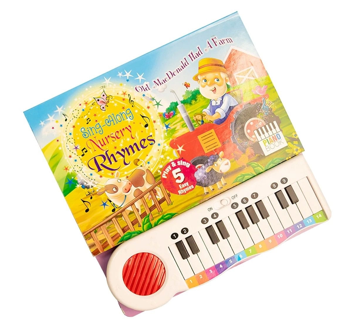 Hellofriend Books Nursy rhymes paino Sound Book Hard Cover Multicolor 4Y+