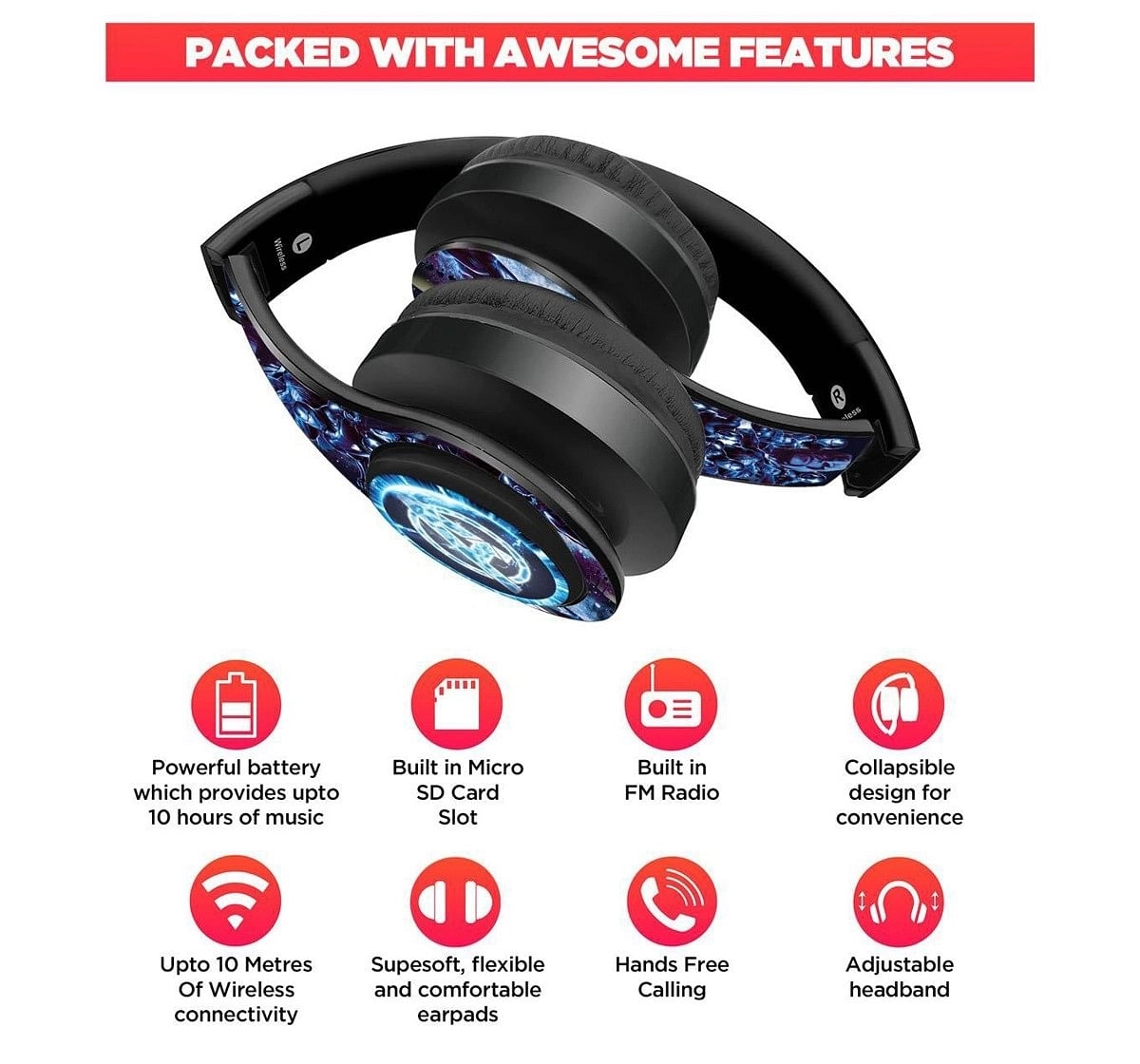 Macmerise Avengers Endgame Hurricane Headphones Multicolor 12Y+