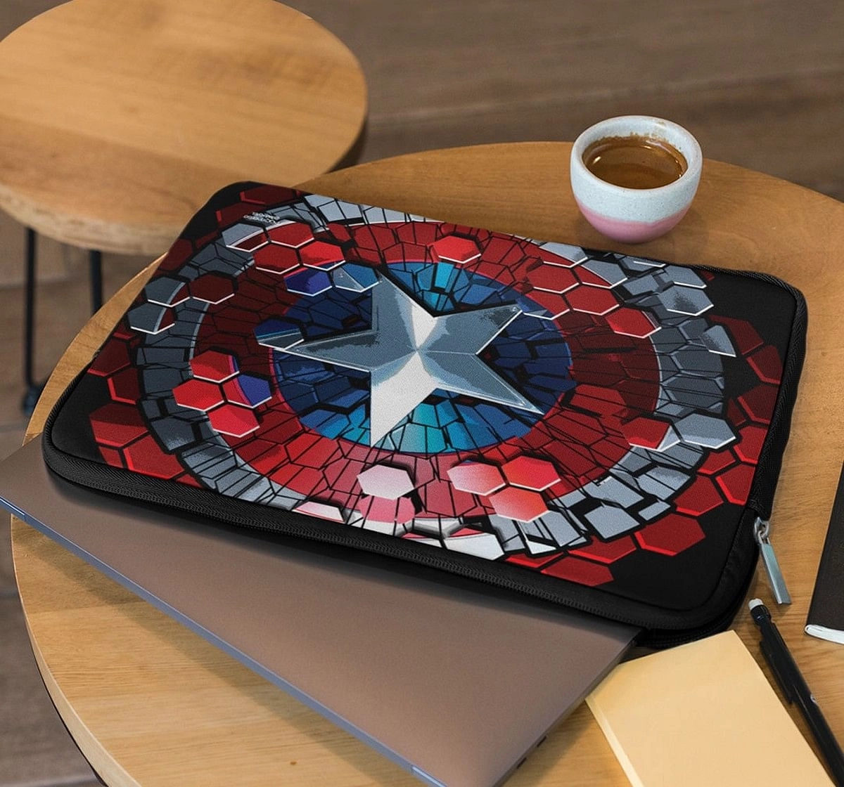Macmerise Hex Shield Laptop Cover Multicolor 12Y+