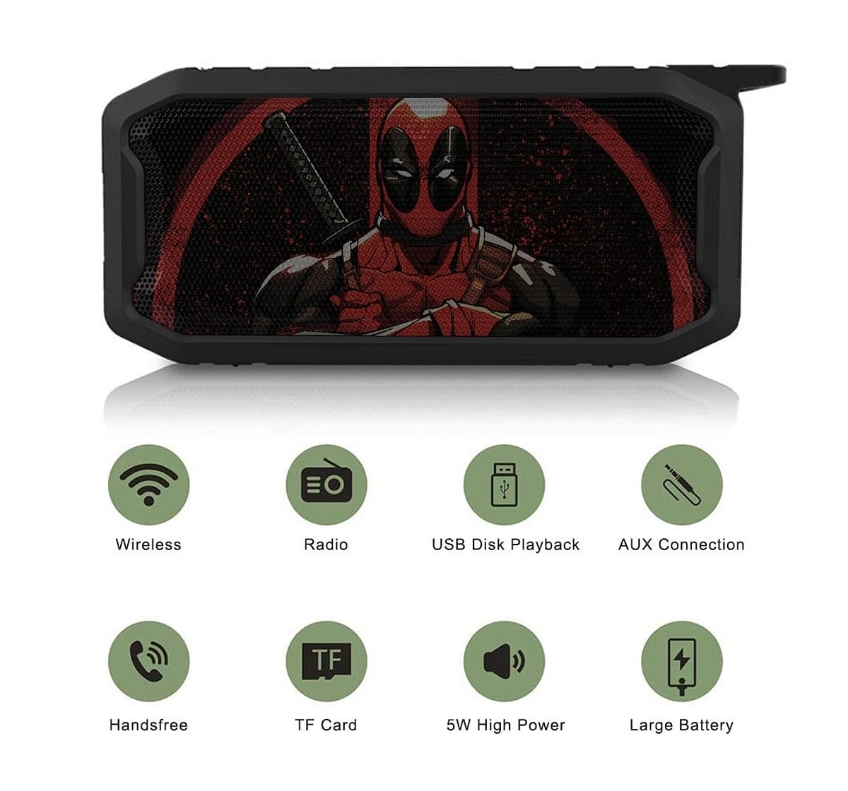 Macmerise Deadpool Stance Speakers Multicolor 12Y+