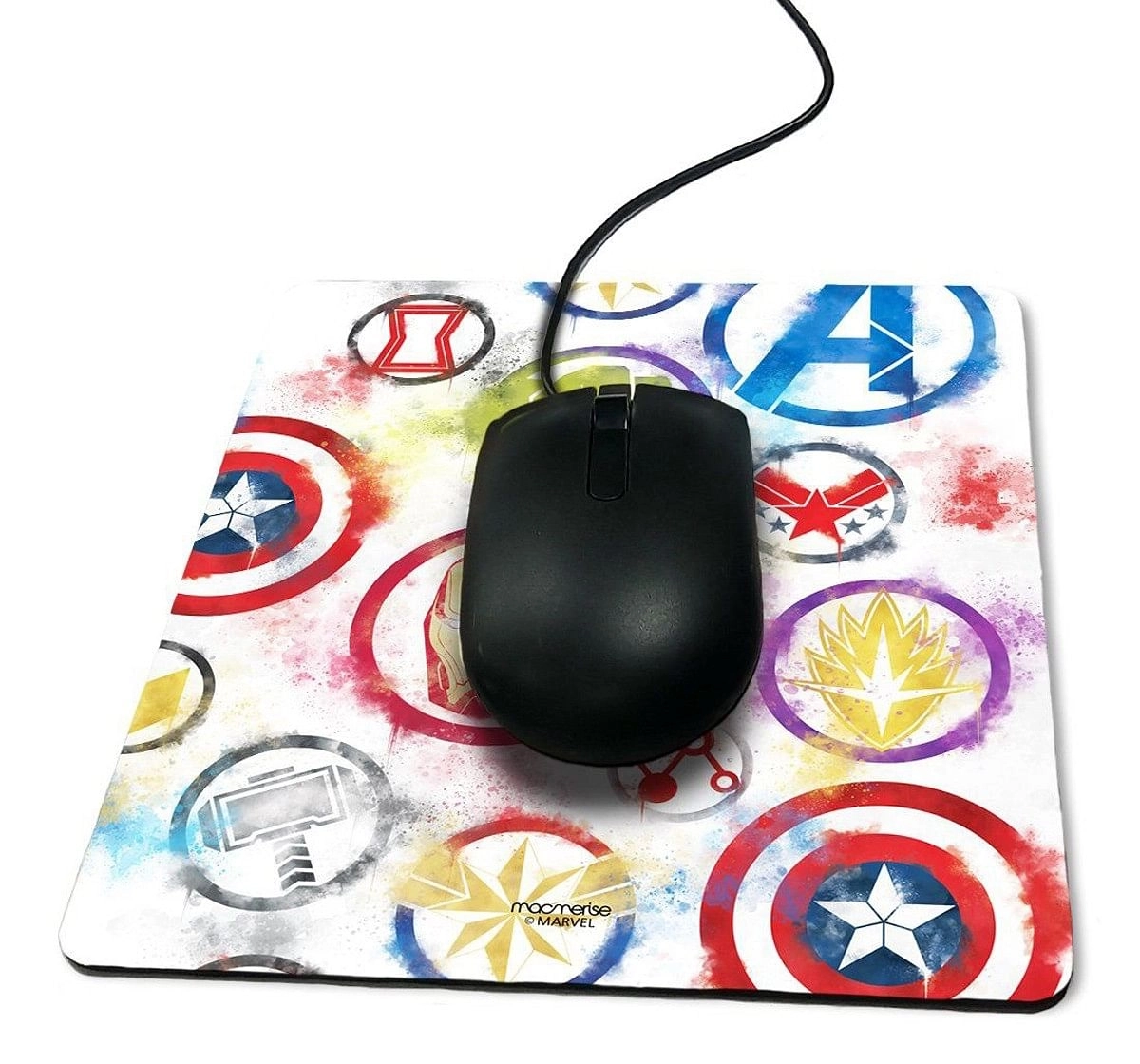 Macmerise Avengers Icons Graffiti Mouse Pad Multicolor 12Y+