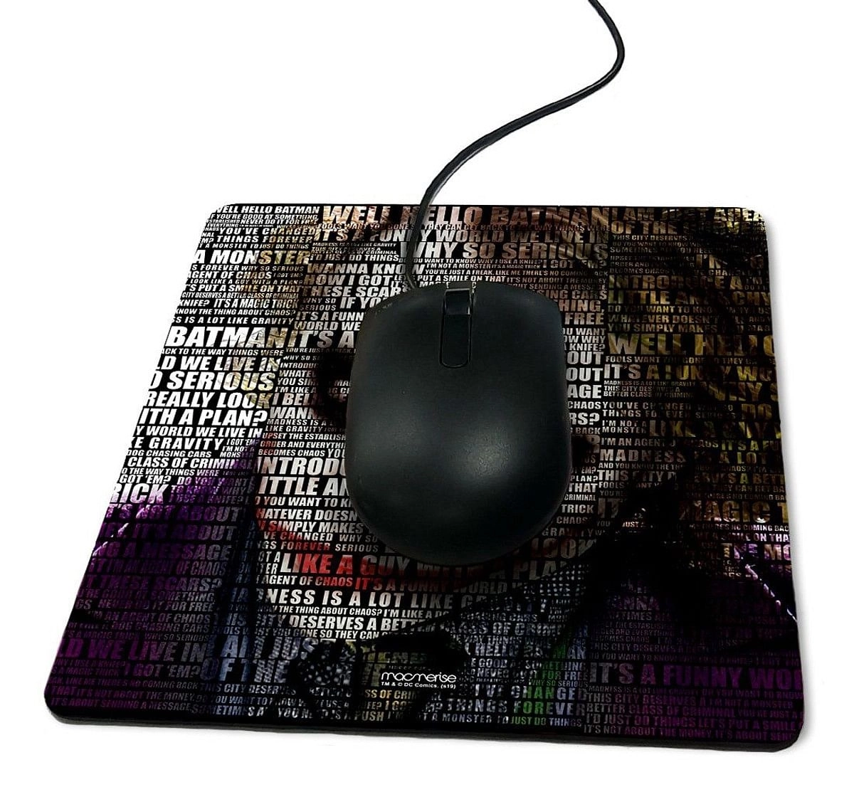 Macmerise Joker Quotes Mouse Pad Multicolor 12Y+