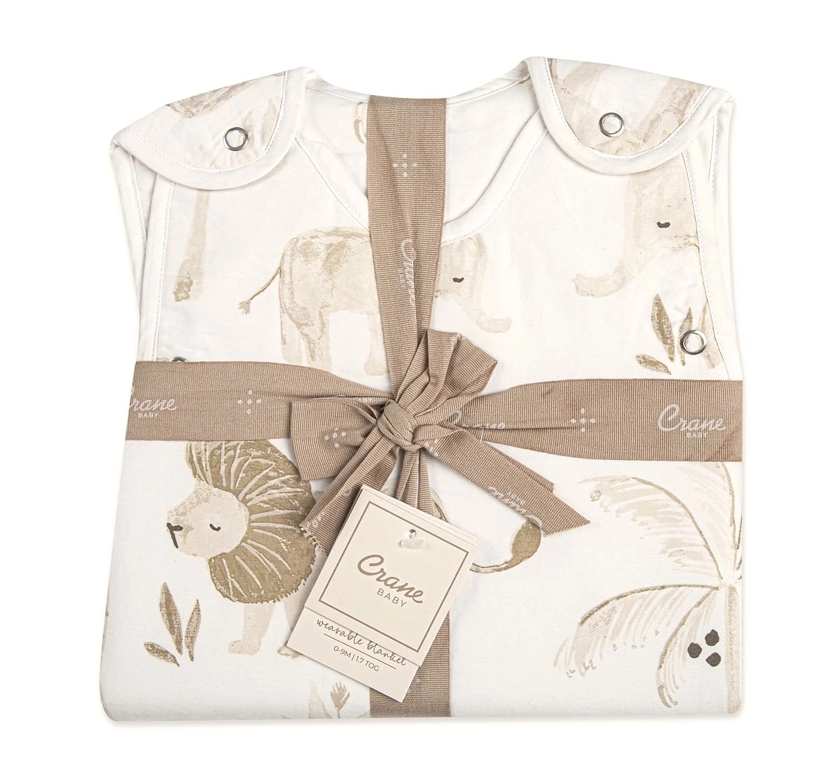 Crane Baby Kendi Collection Cotton Wearable Blanket Kendi0Y+ Beige