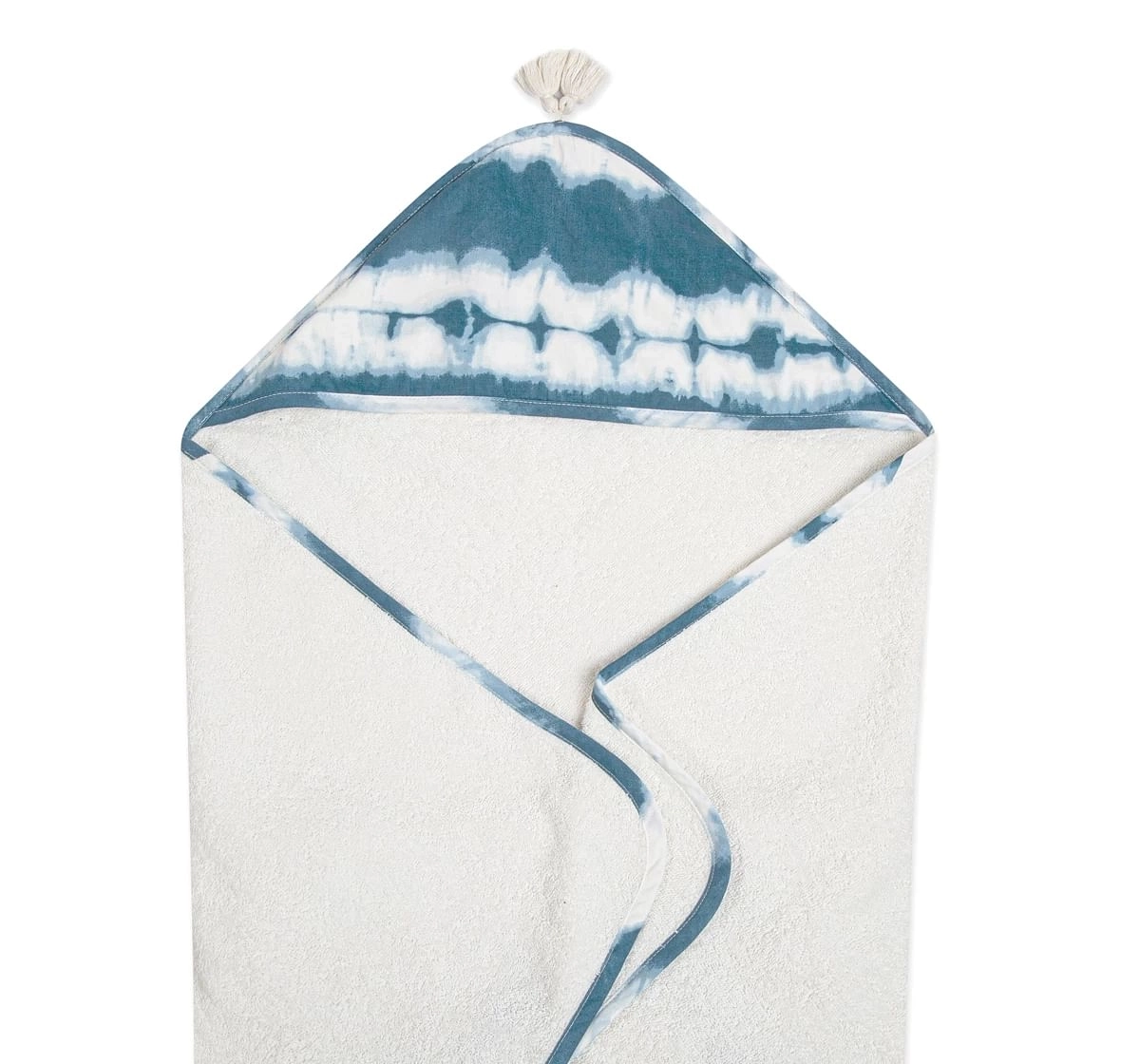 Crane Baby Caspian Collection Hooded Towel 0Y+ Blue