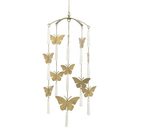 Crane Baby Butterfly Ceiling Hanging 6Y+ Gold
