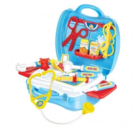 Itoys Doctor play set with suitcase and Doctor Tools for kids Multicolor 24M+
