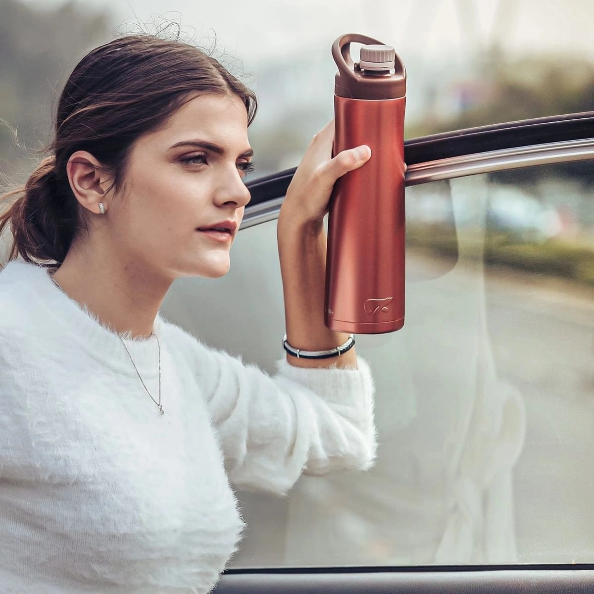 Headway Hyde Vacuum Insulated Stainless Steel Bottle Copper 750 ML Copper 10Y+