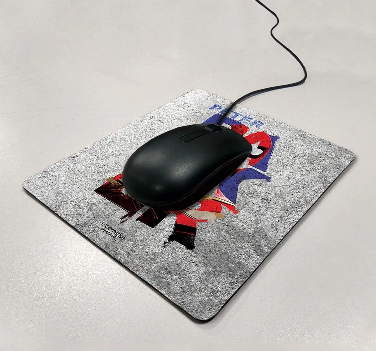 Macmerise Peter Parker Grunge Mouse Pad Multicolor 12Y+