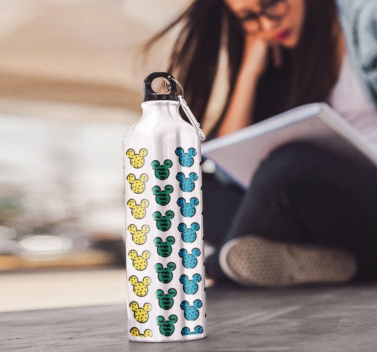 Celfiedesign Colorful Mickey Stamps Sipper Bottles Multicolor 12Y+