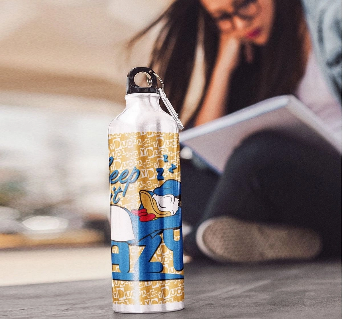 Celfiedesign Donald Keeping It Lazy Sipper Bottles Multicolor 12Y+