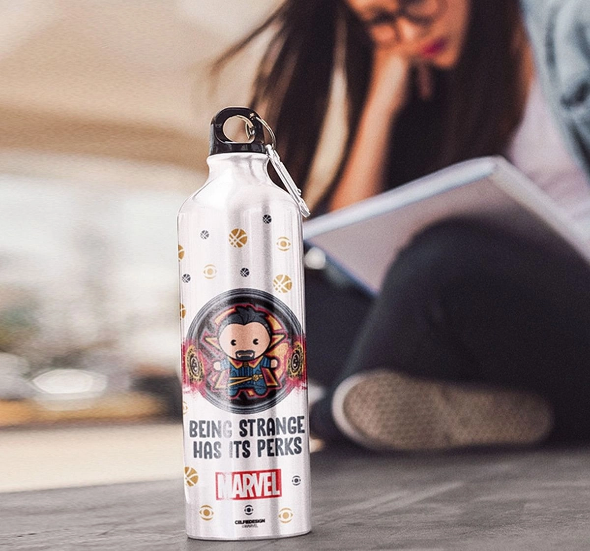Celfiedesign Doctor Strange Kawaii Sipper Bottles Multicolor 12Y+