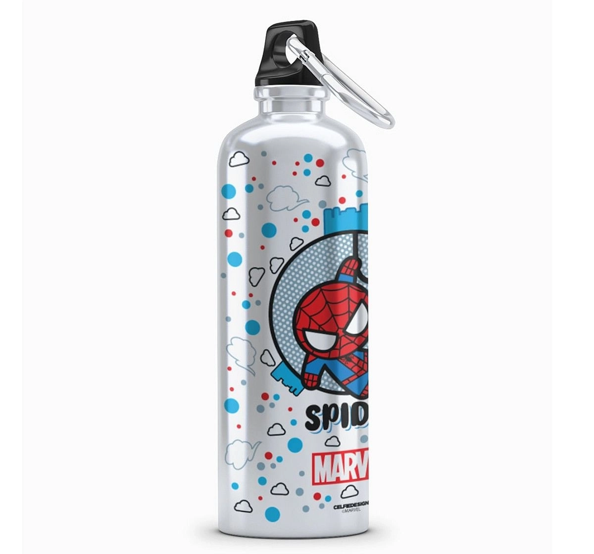 Celfiedesign Spiderman Kawaii Sipper Bottles Multicolor 12Y+