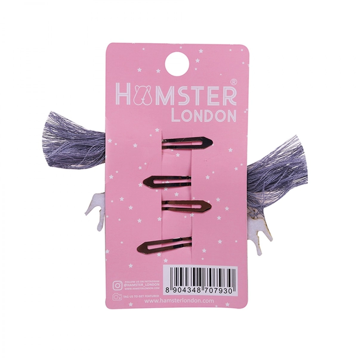 Hamster London Star Clip New Black 18M+