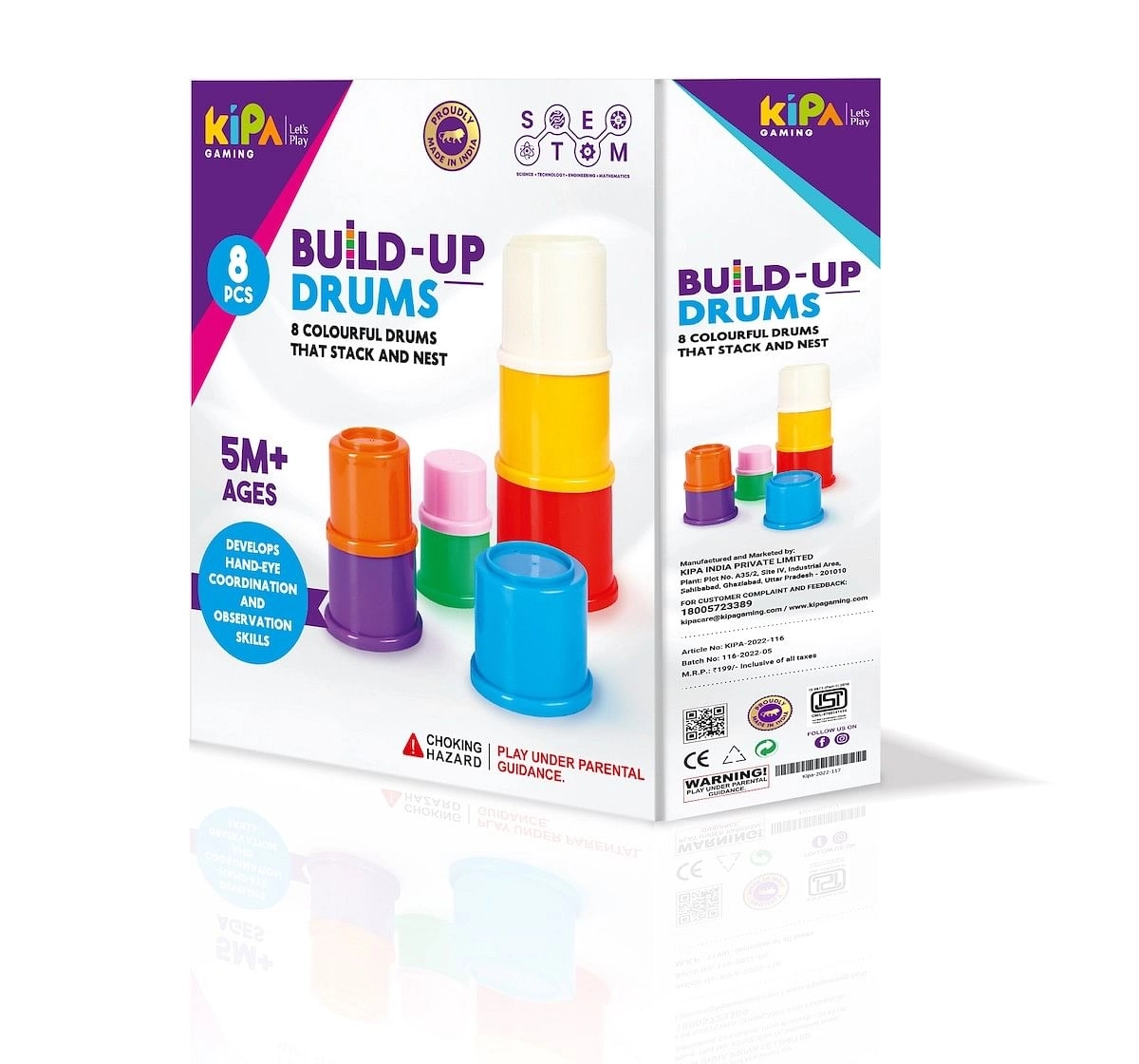 Kipa Gaming BuildUp Drums Multicolour 3Y+