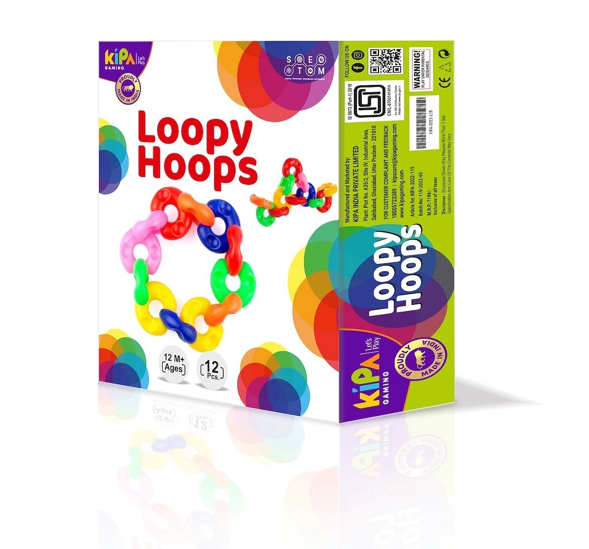 Kipa Gaming Loopy Hoops Multicolour 3Y+