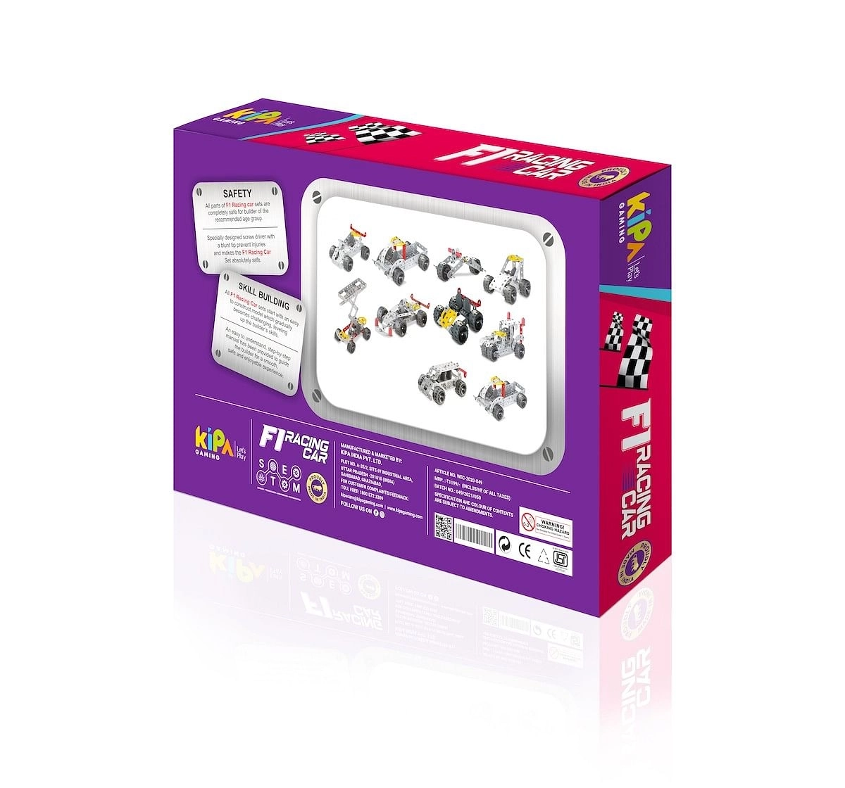 Kipa Gaming F1 Racing Car Multicolour 5Y+