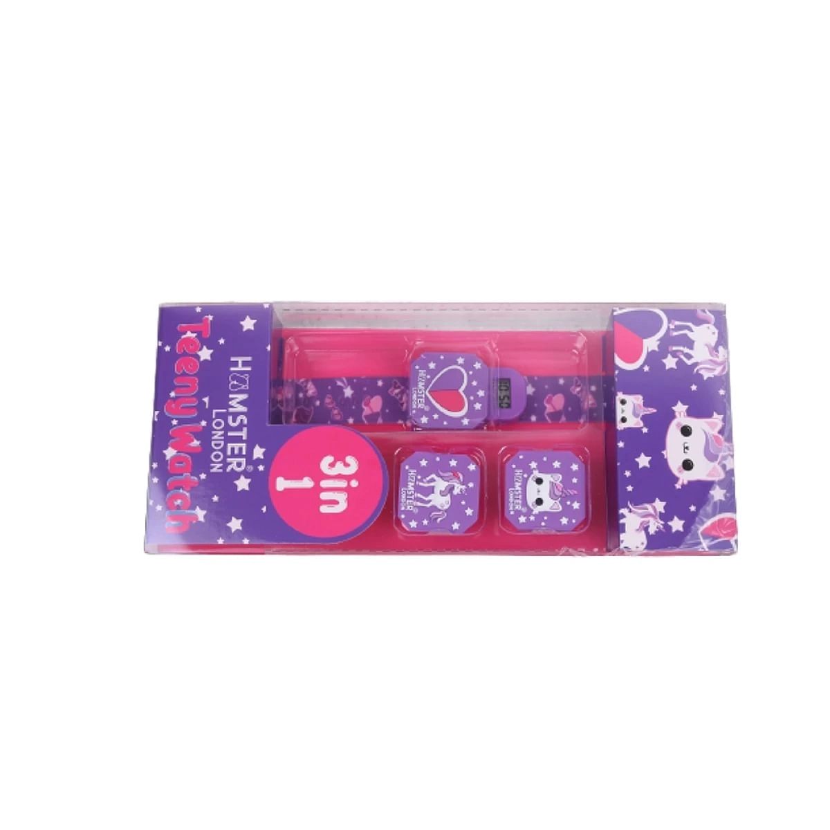 Hamster London Teeny Watch Unicorn Pink, 10 cm, 5Y+