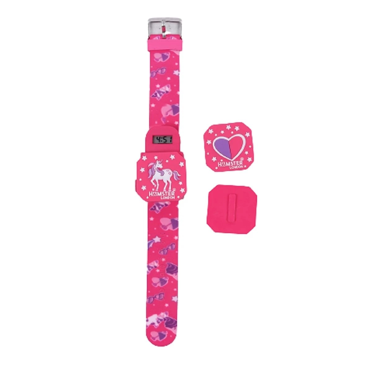 Hamster London Teeny Watch Unicorn Pink, 10 cm, 5Y+