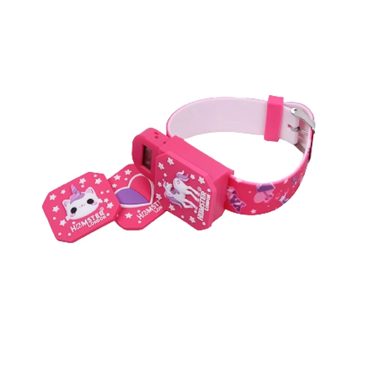 Hamster London Teeny Watch Unicorn Pink, 10 cm, 5Y+