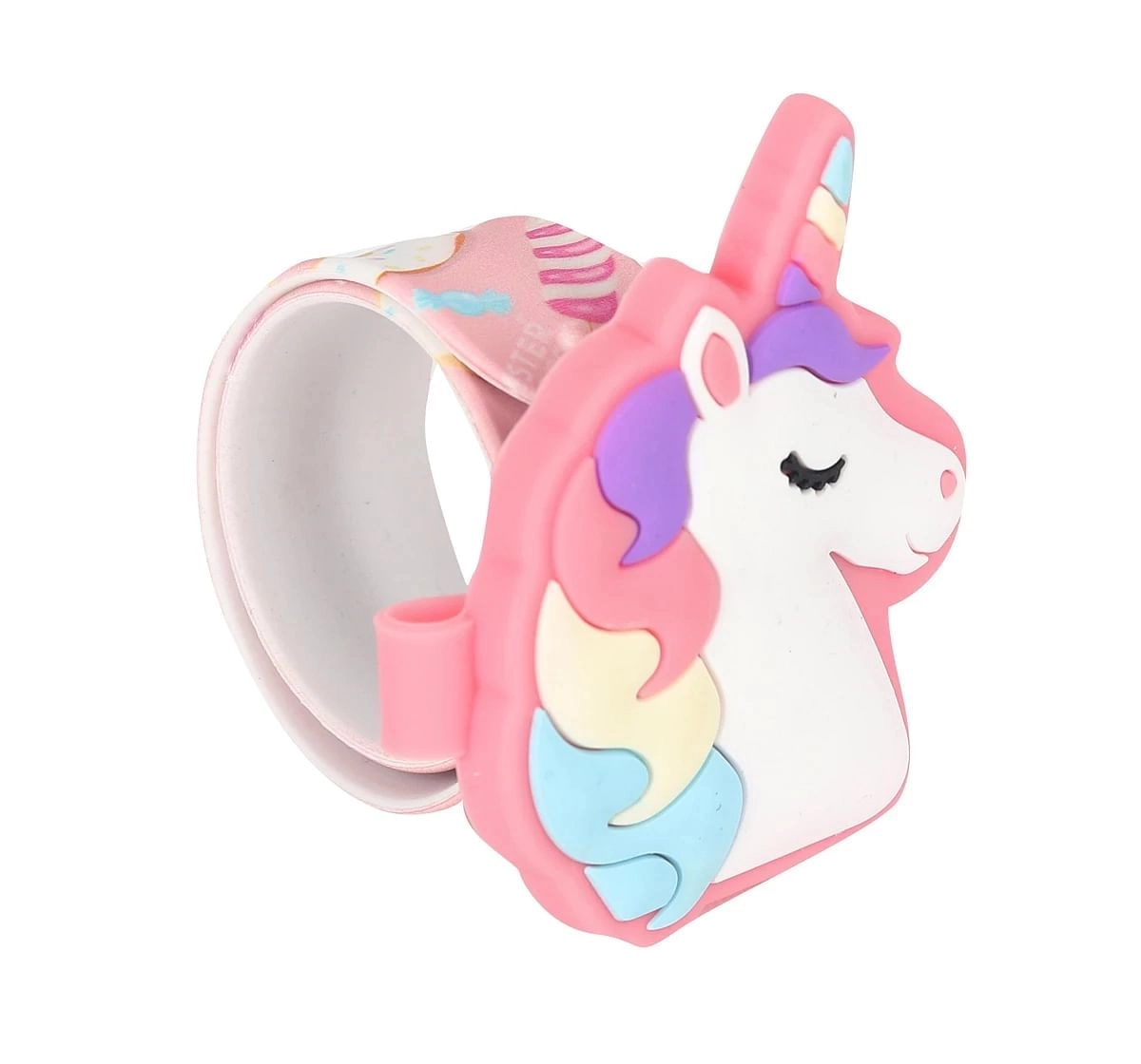 Hamster London Flip Flap Digital Watch Unicorn For Kids, Pink, 3Y+