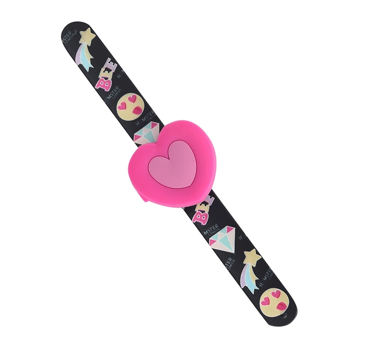 Flip Flap Heart Shaped Watch by Hamster London for Kids, Multicolour, 3Y+