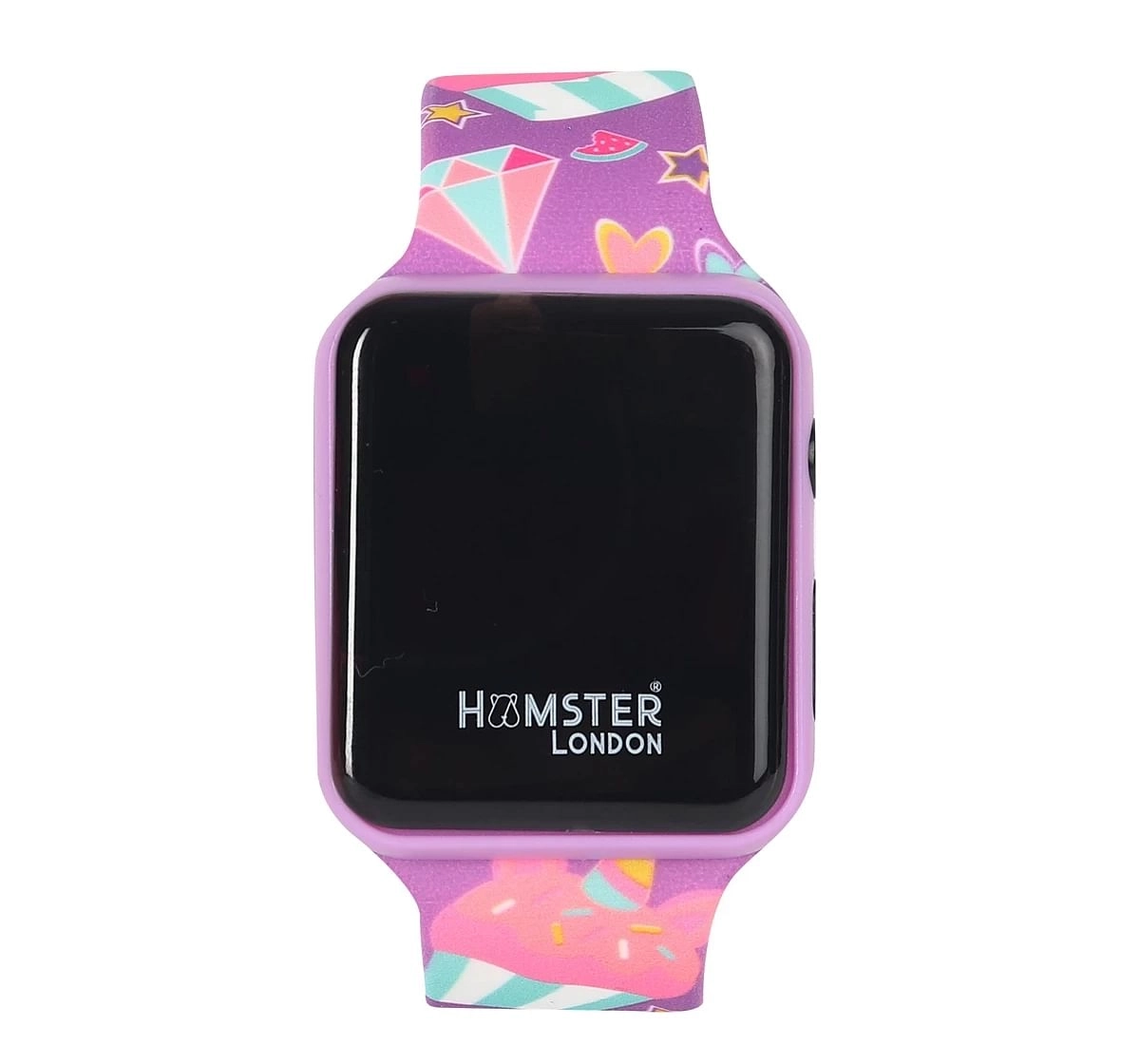 Hamster London Digital Watch Lama For Kids, Purple, 3Y+