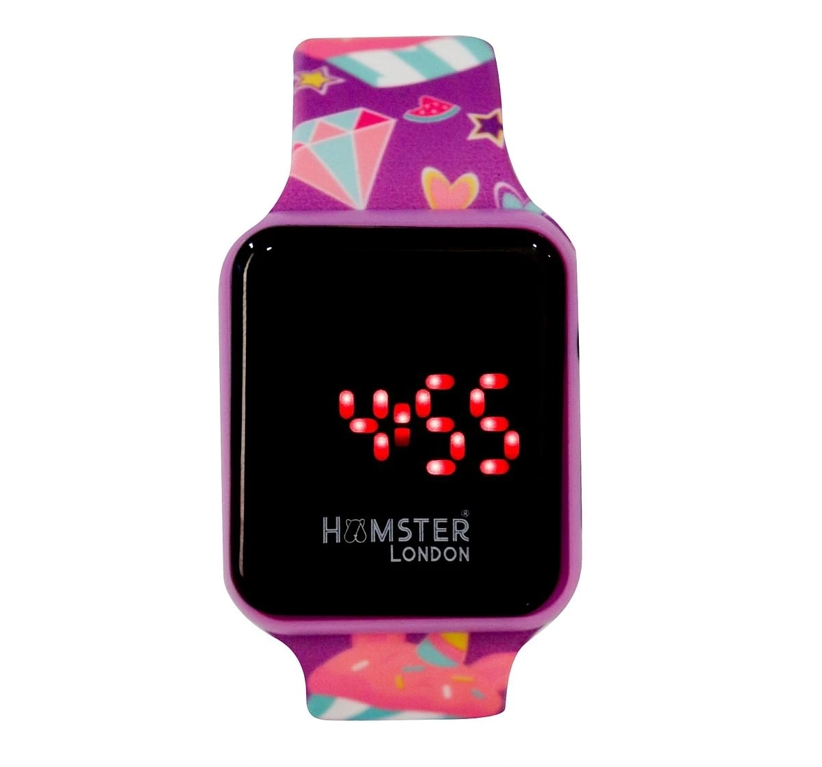 Hamster London Digital Watch Lama For Kids, Purple, 3Y+