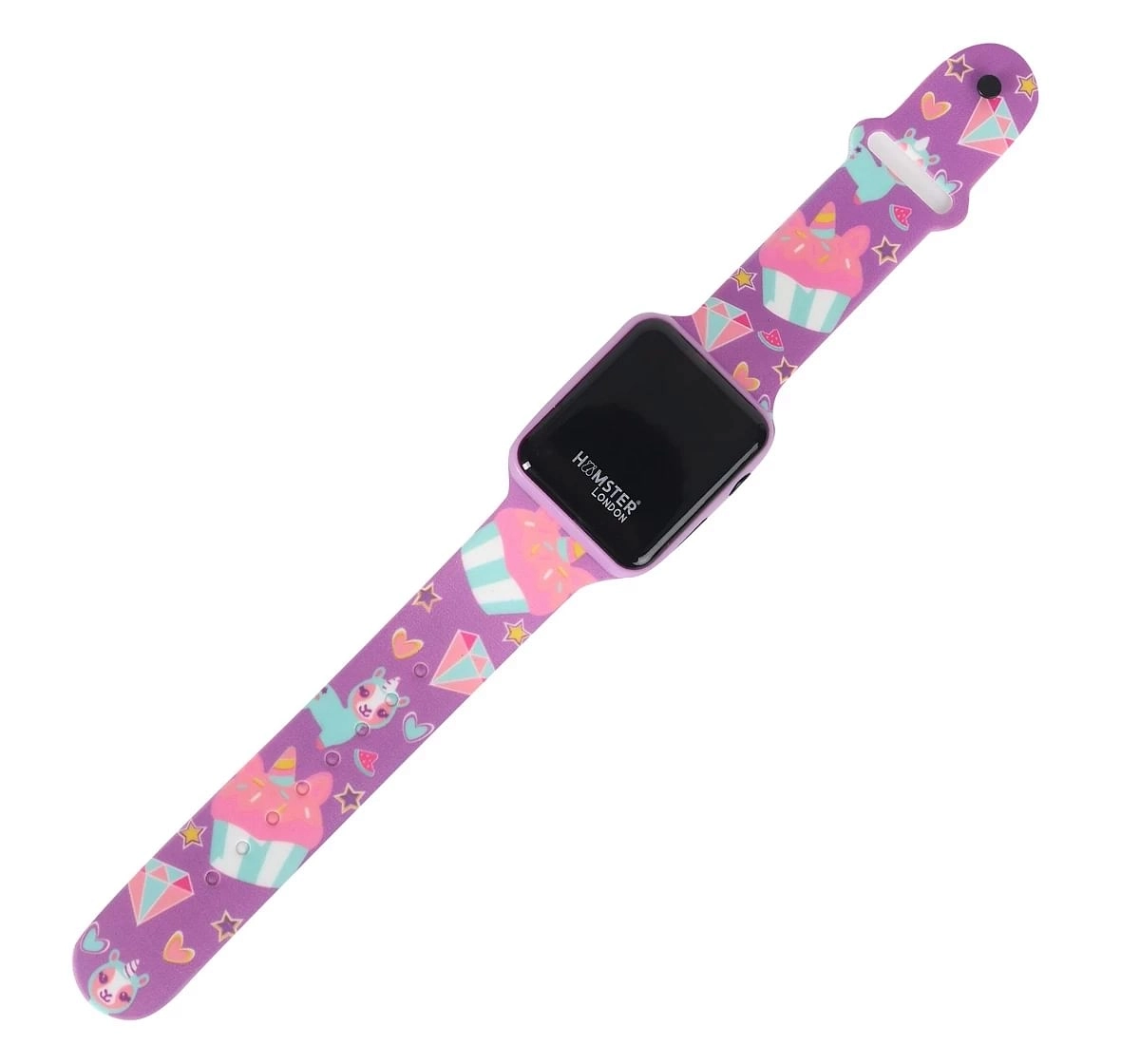 Hamster London Digital Watch Lama For Kids, Purple, 3Y+