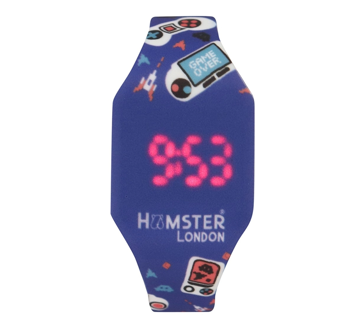 Chic Digital Gamer Watch for Kids by Hamster London, Blue, Waterproof, 3Y+