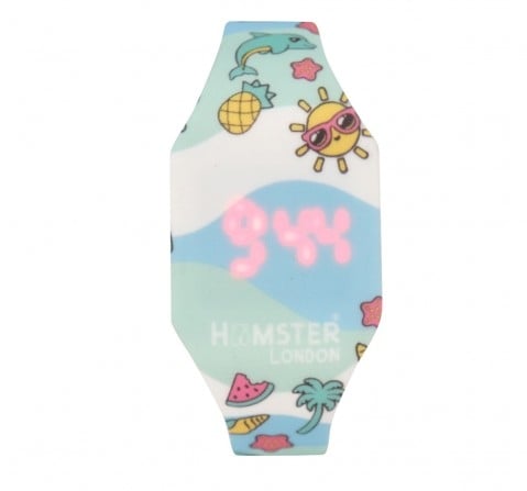 Chic Digital Sea Flamingo Watch for Kids by Hamster London, Waterproof, 3Y+