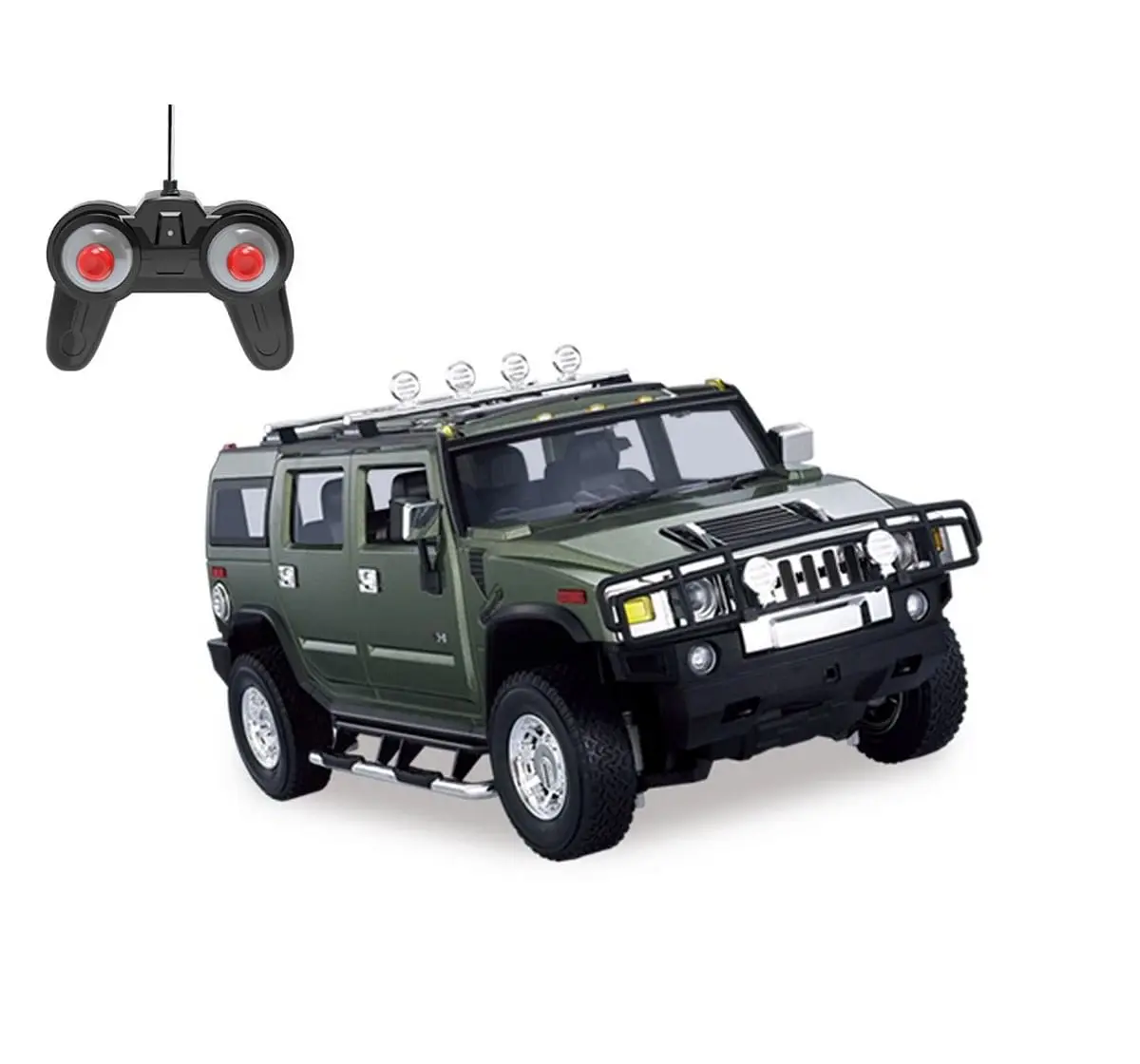 Playzu Hummer Army 1:24 Kids Remote Control Car 6Y+, Green