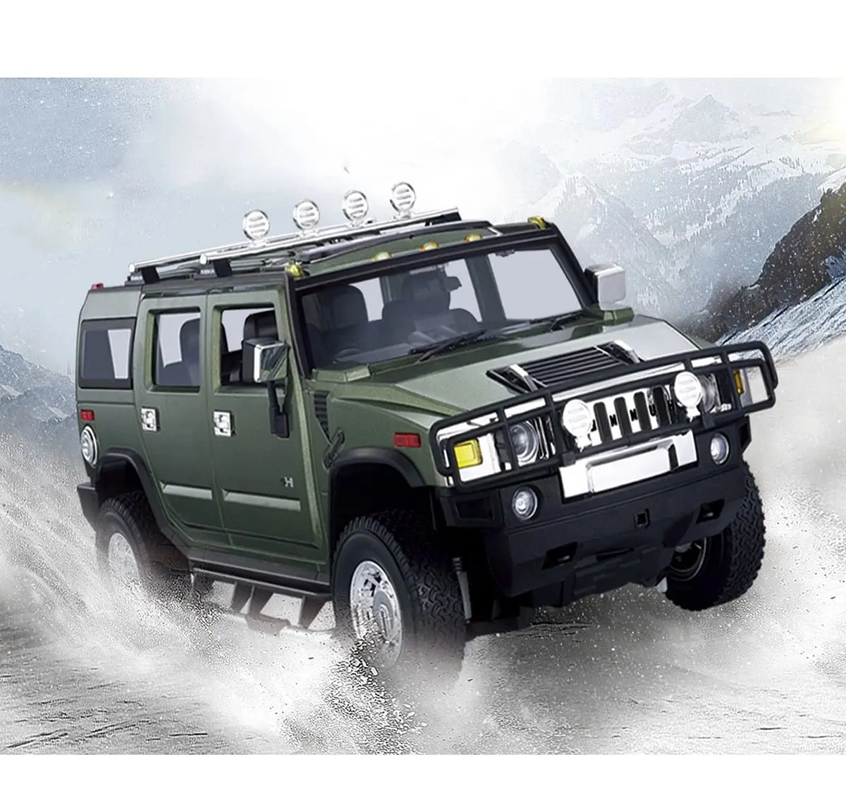 Playzu Hummer Army 1:24 Kids Remote Control Car 6Y+, Green