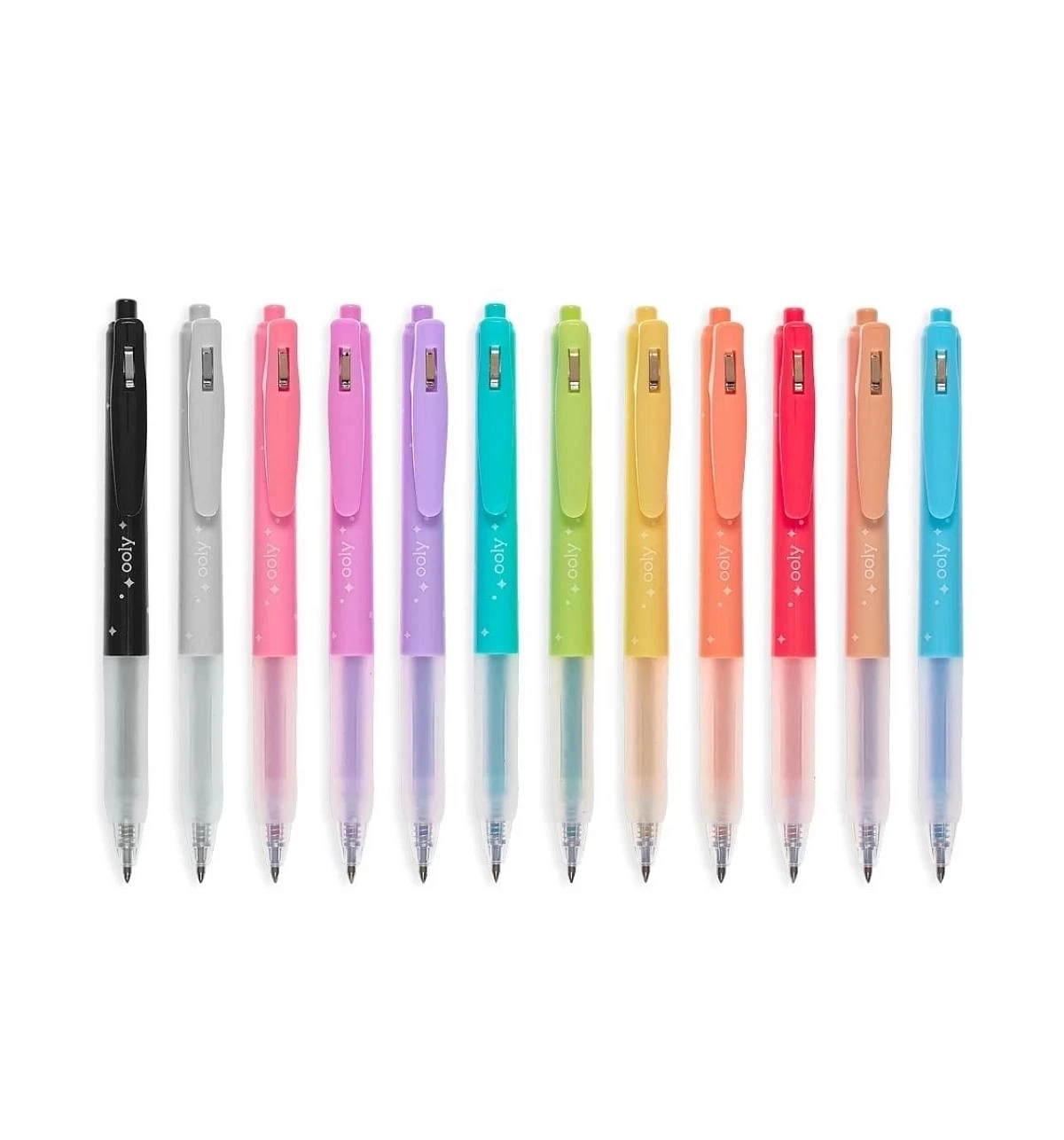 OOLY Oh My Glitter, Gel Pens For Kids & Students, Set of 12, Multicolour 6Y+