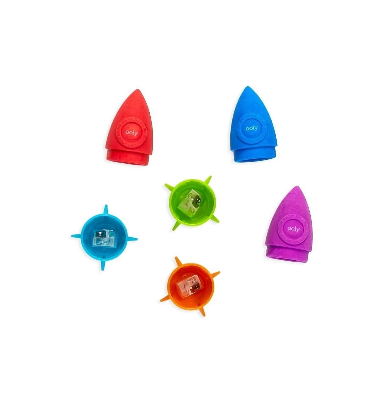 OOLY Blast Off, Erasers + Sharpeners Multicolour 6Y+