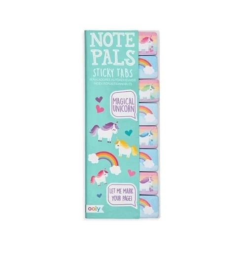 OOLY Note Pals Sticky Tabs Magical Unicorn Multicolour 6Y+