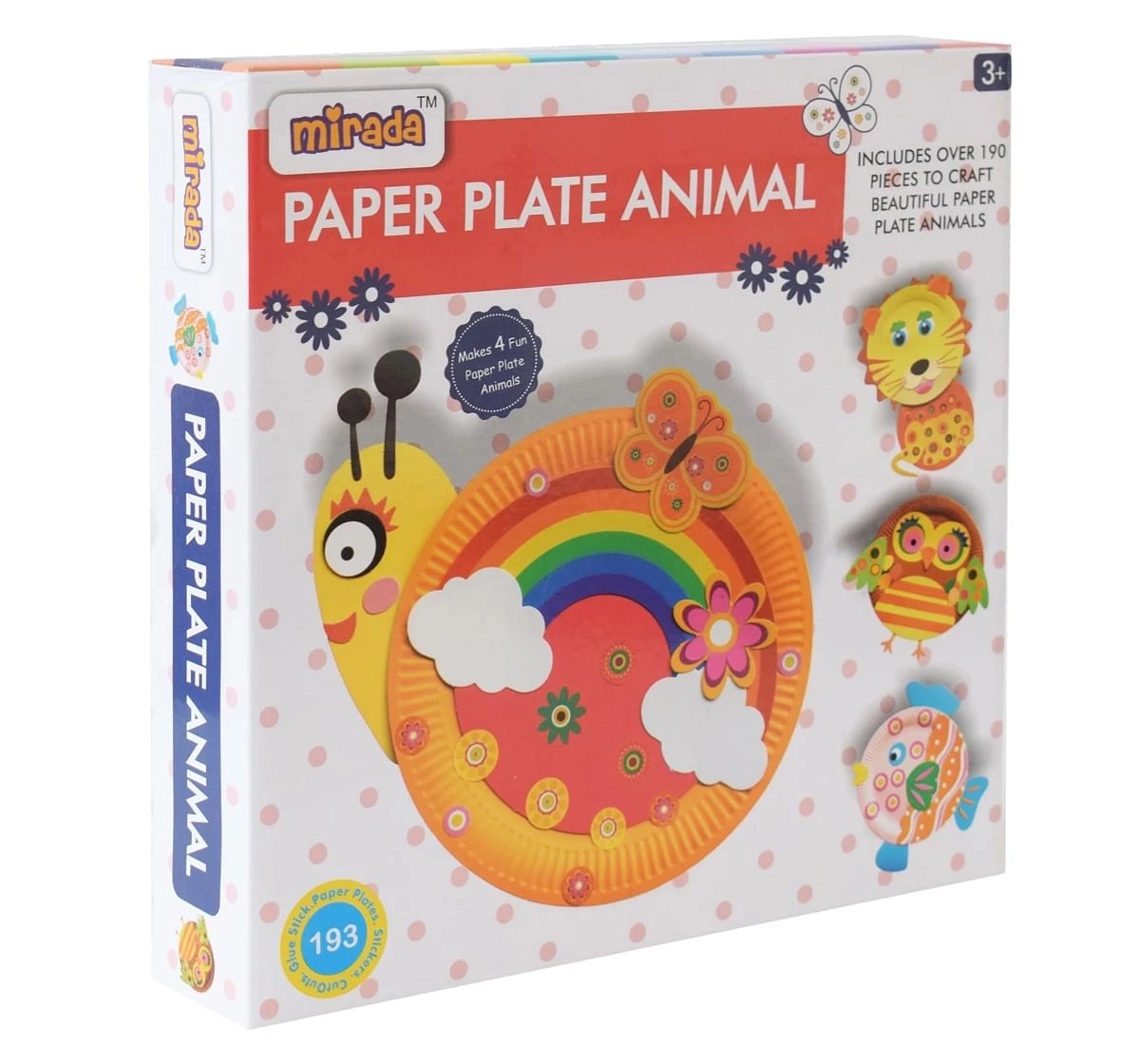 Art Craft Gift for Kids - 12 Paper Plate Art Kit Toy for 3, 4, 5 Year Old  Boys Girls Toddlers, DIY Animal Art Supplies For Children Preschool  Classroom/ Birthday/ Party Favor/ Christmas Game Crafts