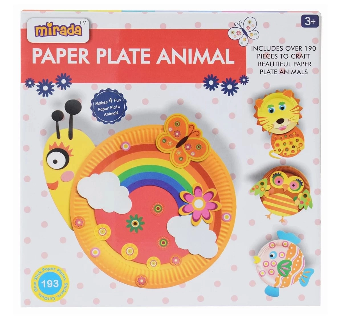  Art Craft Gift for Kids- 12 Paper Plate Art Kit Toy for 2, 3,  4, 5 Years Old Boys Girls Toddler, DIY Animal Art Supplies for Children  Preschool Classroom/ Party Favor/