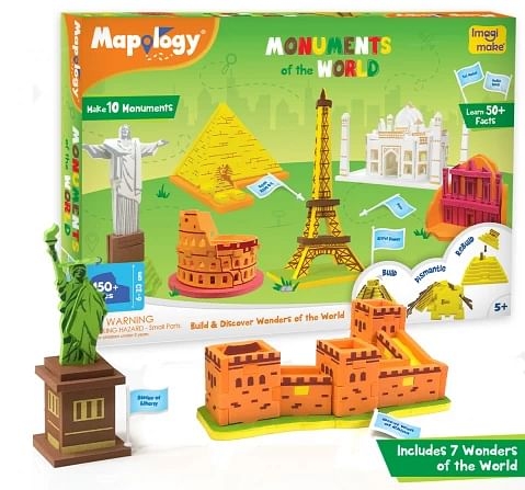 Mapology Monuments Of The World Puzzles For Kids Multicolour 5Y+