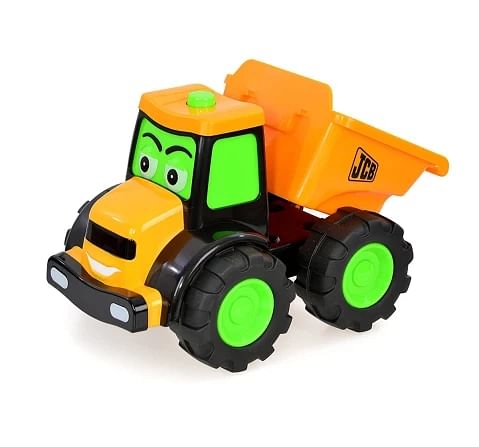 JCB My First Big Wheeler Doug Dump Truck Construction Toys for kids 12M+, Multicolour