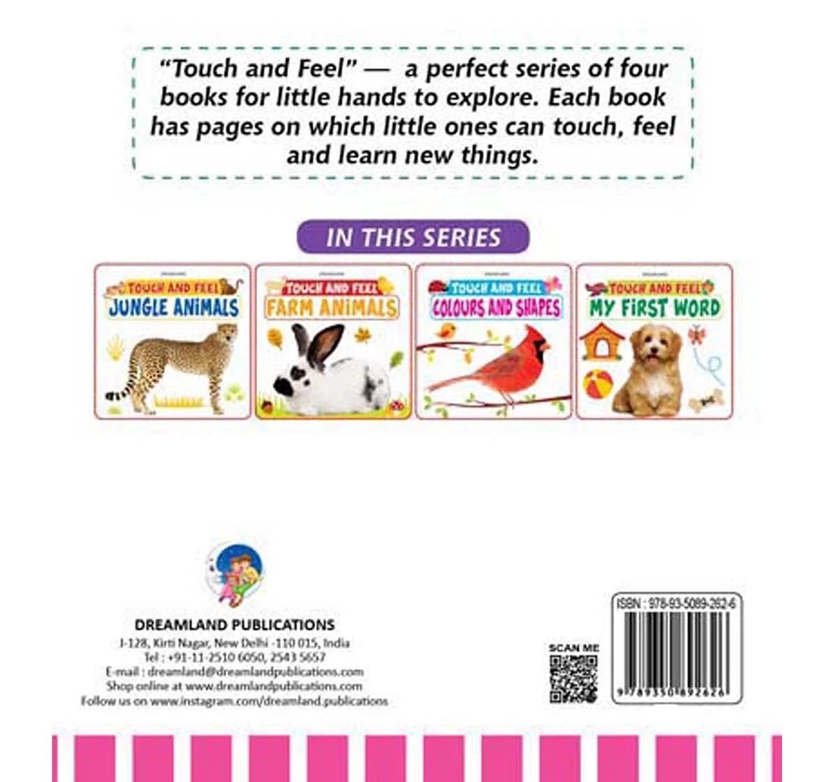 Dreamland Touch and Feel Colours Shapes Books for Kids 1Y+, Multicolour