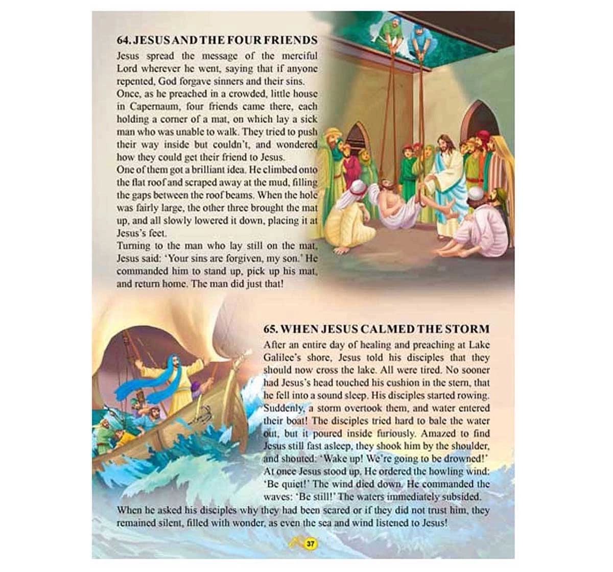 Dreamland Paper Back 101 Bible Stories Books for Kids 5Y+, Multicolour