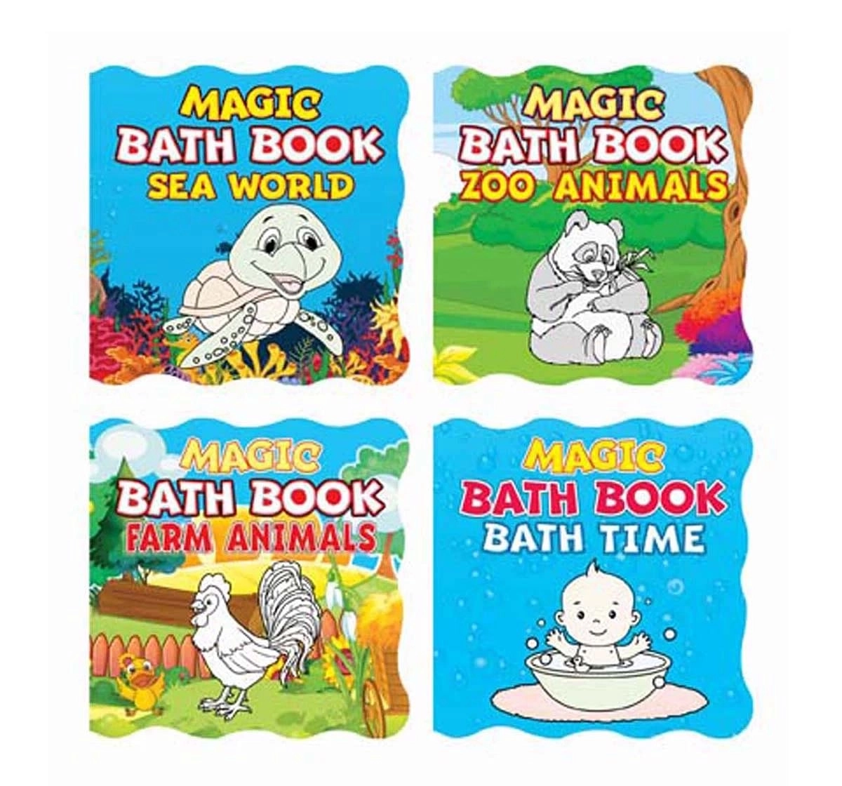 Dreamland Magic Bath Book Pack for Kids 0M+, Multicolour