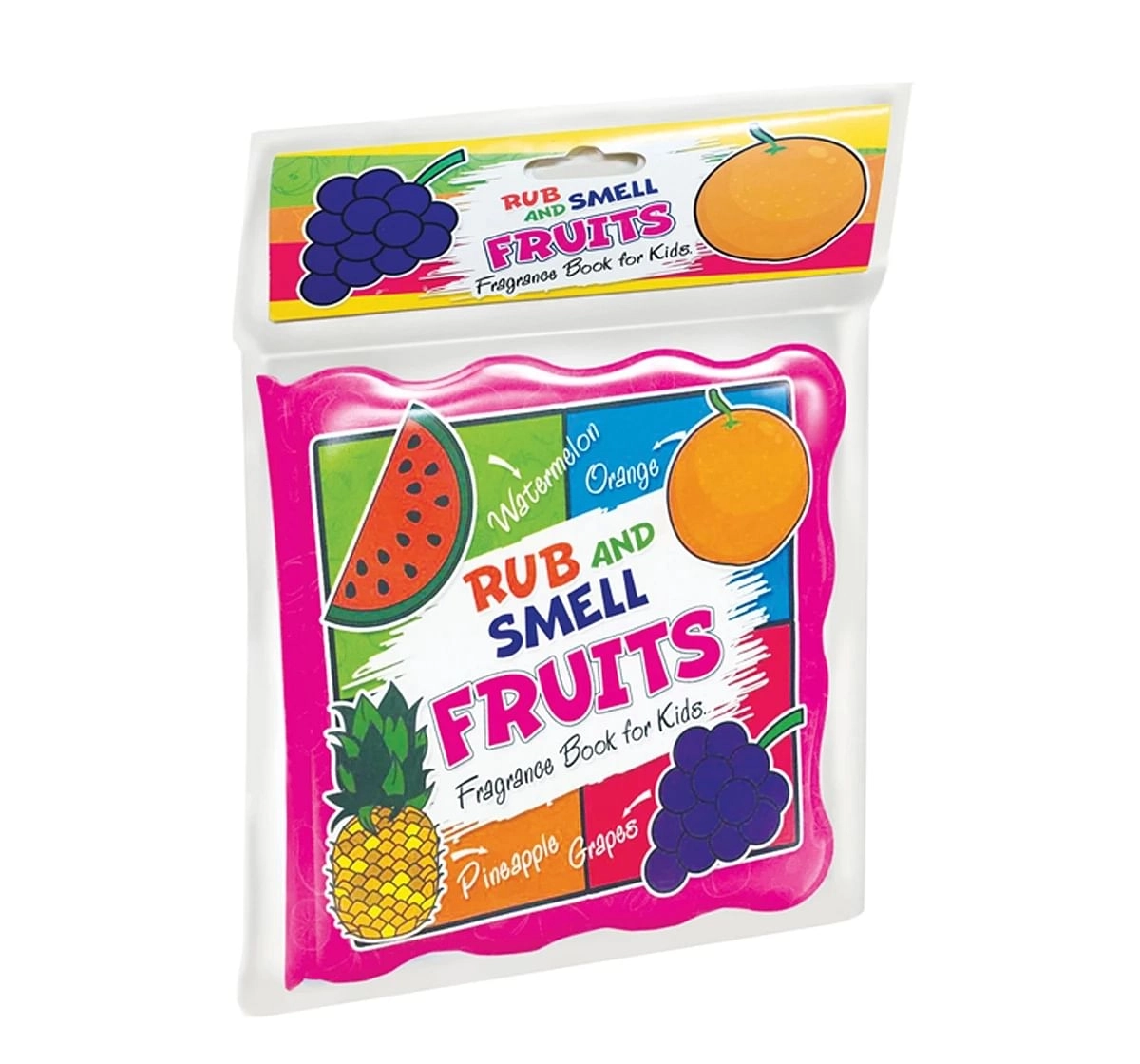 Dreamland Rub and Smell Fruits Books for Kids 3Y+, Multicolour