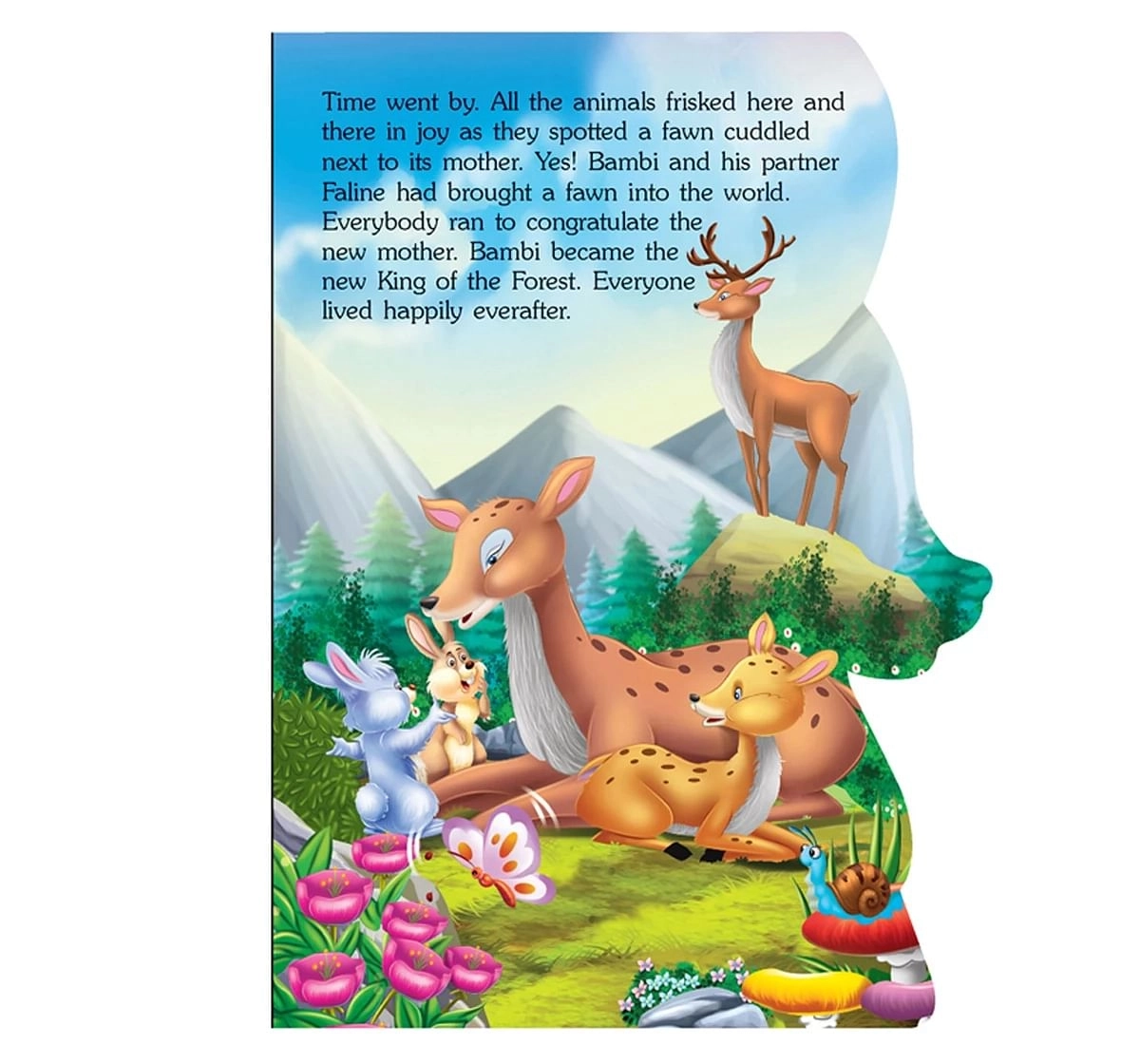 Dreamland Wonderful Bambi Board Books for Kids 3Y+, Multicolour