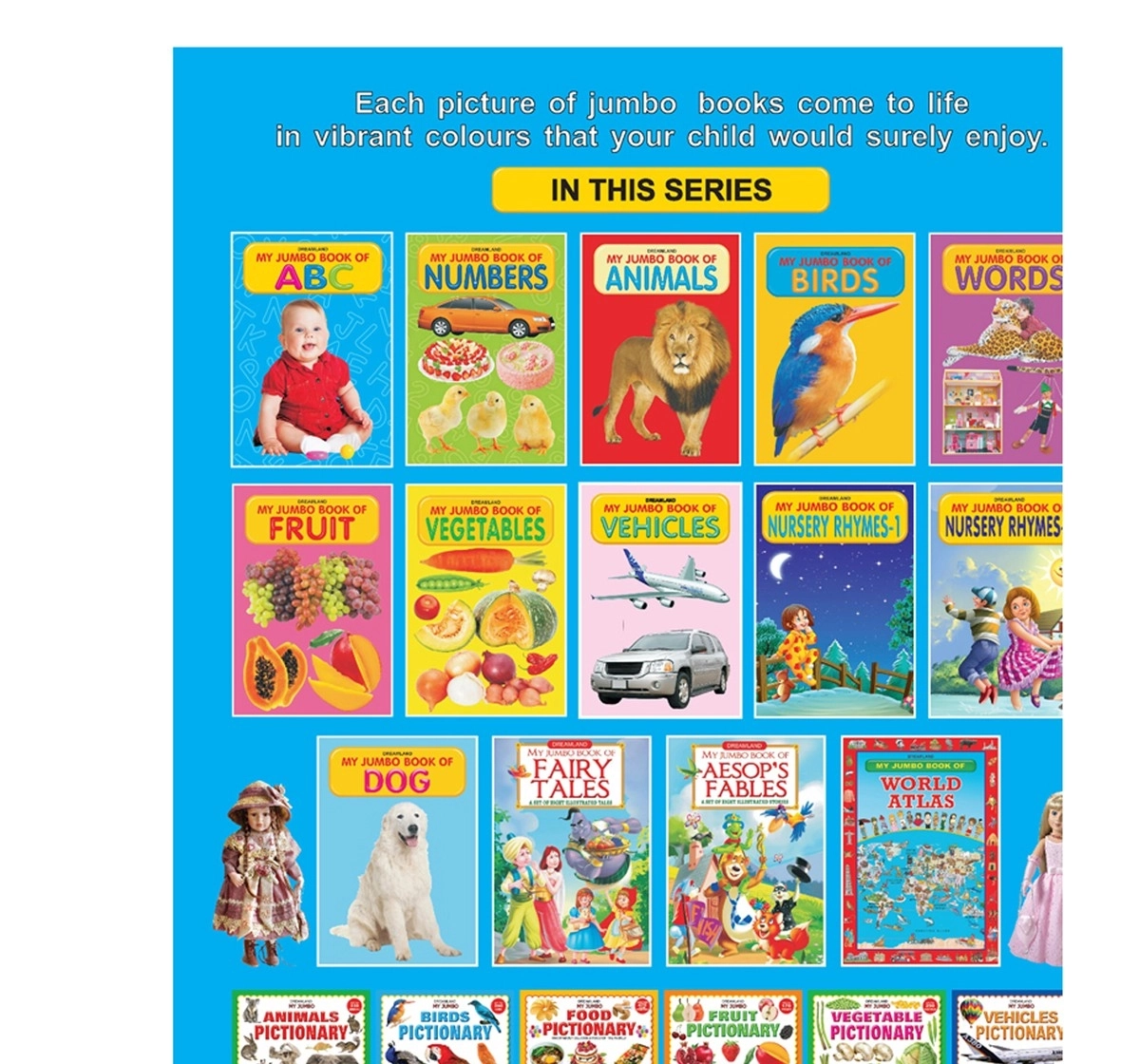 Dreamland Paperback My Jumbo Nursery Rhymes Part 2 Books for Kids 3Y+, Multicolour
