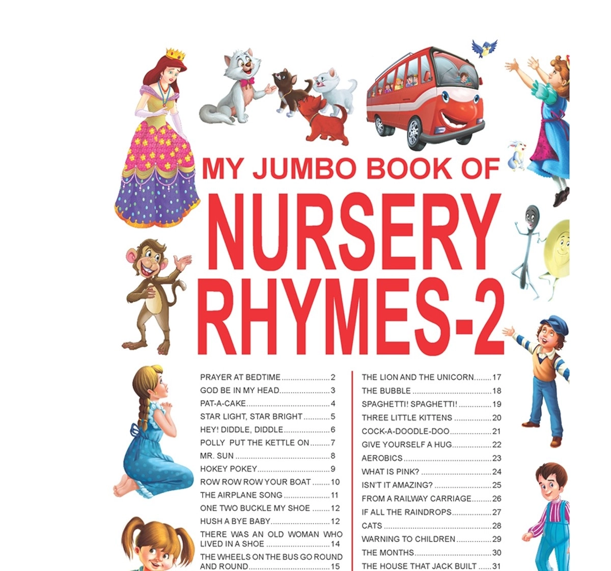 Dreamland Paperback My Jumbo Nursery Rhymes Part 2 Books for Kids 3Y+, Multicolour