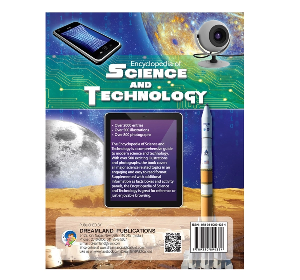 Dreamland Hardbound Encyclopedia of Science and Technology Books for Kids 9Y+, Multicolour