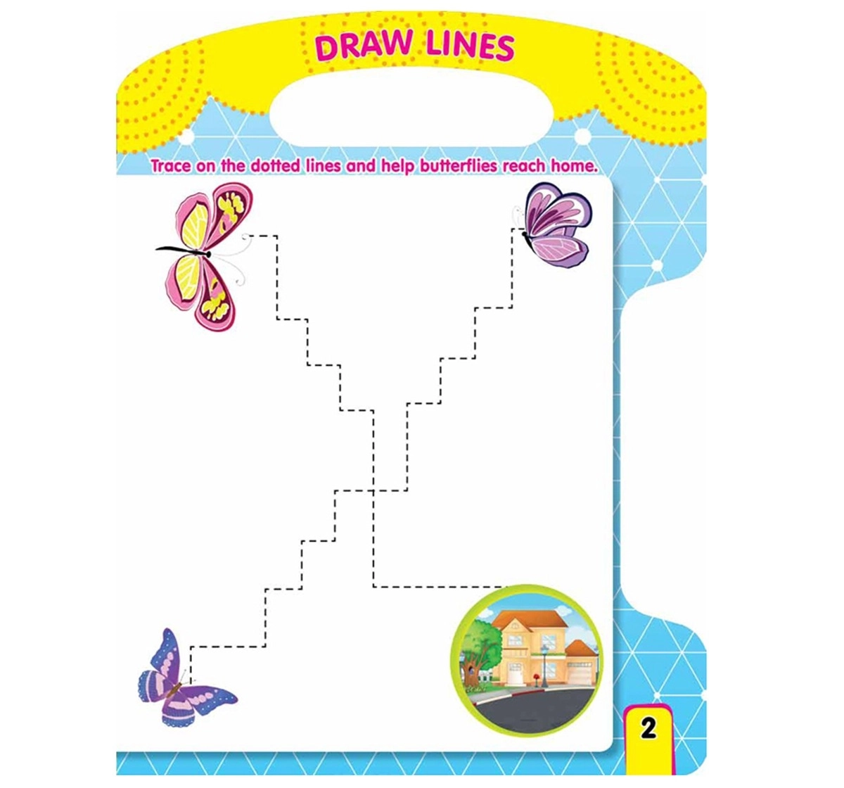 Dreamland Paperback Write and Wipe Patterns Books for Kids 2Y+, Multicolour