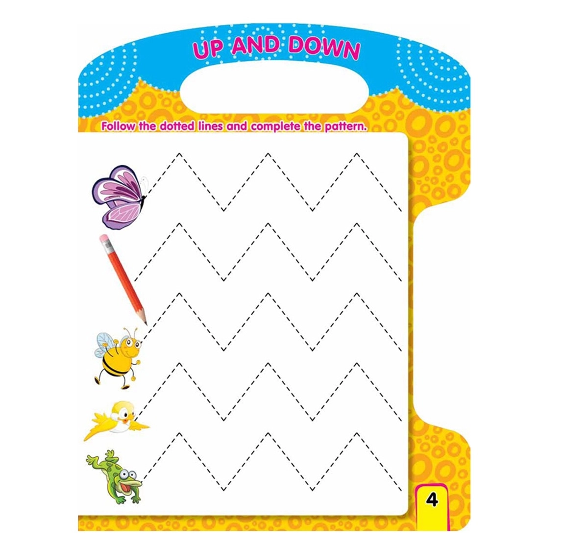 Dreamland Paperback Write and Wipe Patterns Books for Kids 2Y+, Multicolour