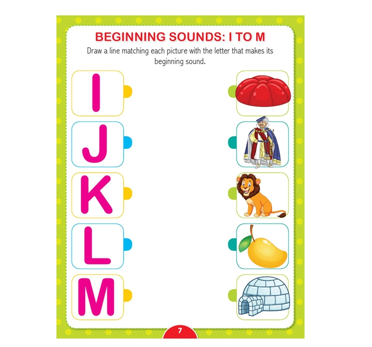 Dreamland Paperback Kinder Garden English Worksheets Books for Kids 4Y+, Multicolour